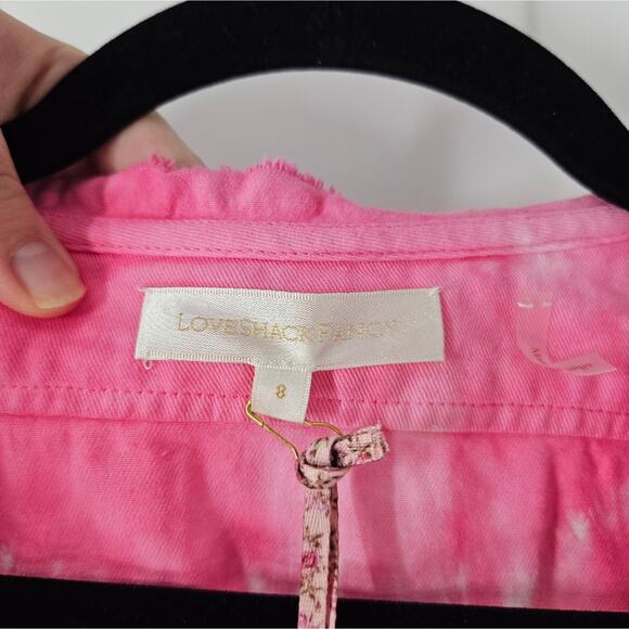 Loveshackfancy Hibiscus Hand Dye Paca Jumpsuit 8 - Picture 6 of 12